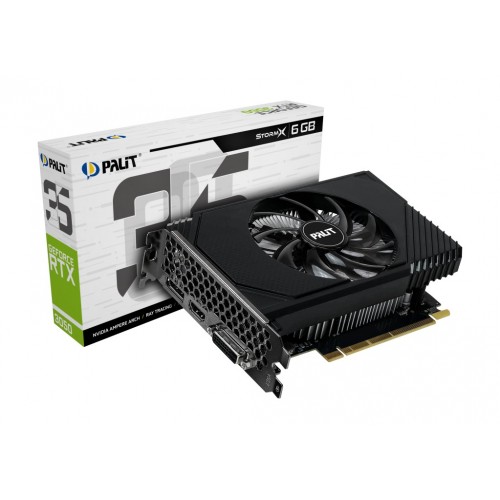 Видеокарта Palit GeForce STORMX RTX 3050 6GB V1 (NE63050018JE-1072F), Retail 6