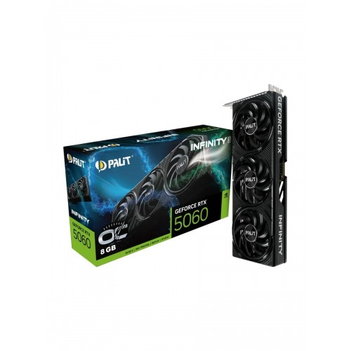 Видеокарта Palit nVidia GBeForce RTX 5060 Infinity 3 OC 8GB (NE75060T19P1-GB2063S), Retail 