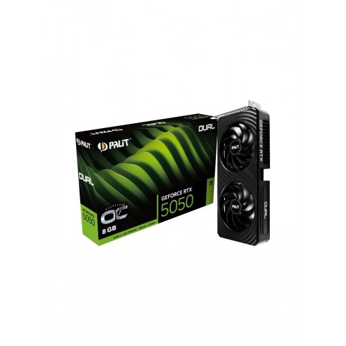 Видеокарта Palit nVidia GeForce RTX 5050 Dual OC 8GB (NE65050S19P1-GB2070D), Retail 6