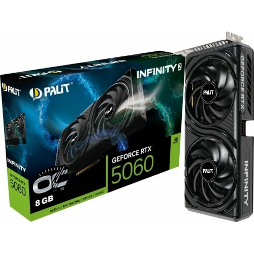 Видеокарта Palit nVidia GeForce RTX 5060 Infinity 2 OC 8Gb (NE75060V19P1-GB2063L), Retail 8