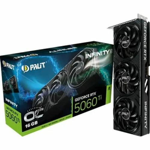 Видеокарта Palit nVidia GeForce RTX 5060 Ti Infinity 3 OC 16GB (NE7506TS19T1-GB2061S), Retail 5