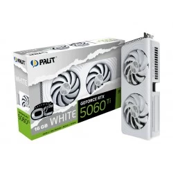 Видеокарта Palit nVidia GeForce RTX 5060 Ti White OC 16GB (NE7506TU19T1-GB2061M), Retail