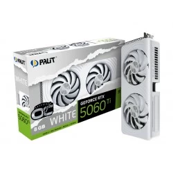 Видеокарта Palit nVidia GeForce RTX 5060 Ti White OC 8GB (NE7506TU19P1-GB2062M), Retail