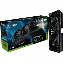 Видеокарта Palit nVidia GeForce RTX 5080 Infinity 3 16GB (NE75080019T2-GB2035S), Retail