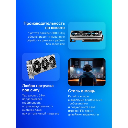 Видеокарта Sapphire Nitro+ Radeon RX 7700 XT Gaming OC (11335-02-20G), Retail 1