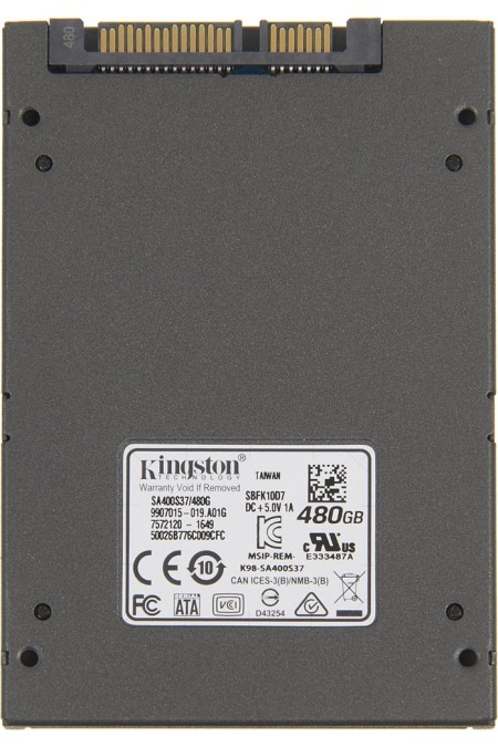Внутренний SSD Kingston A400 480 ГБ SATA (SA400S37/480G) 3