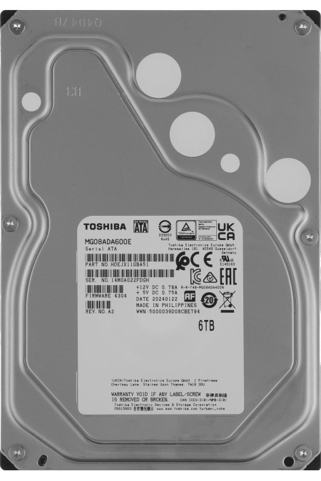 Внутренний HDD Toshiba Enterprise 6 ТБ (MG08ADA600E) 