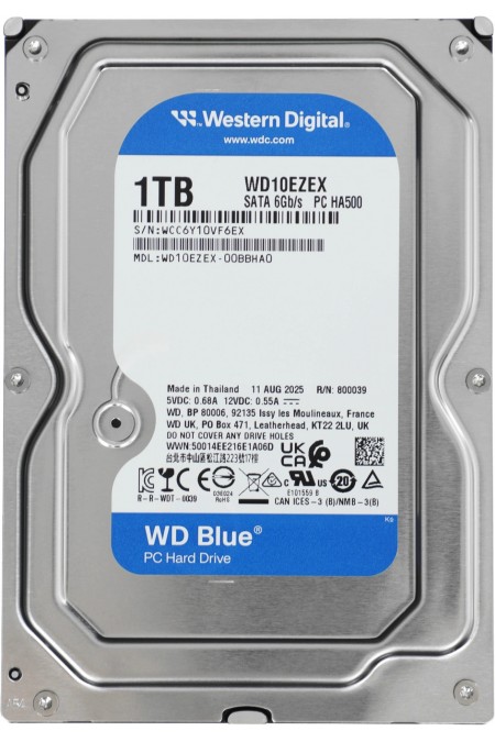 Внутренний HDD Western Digital Blue 1 ТБ (WD10EZEX) 