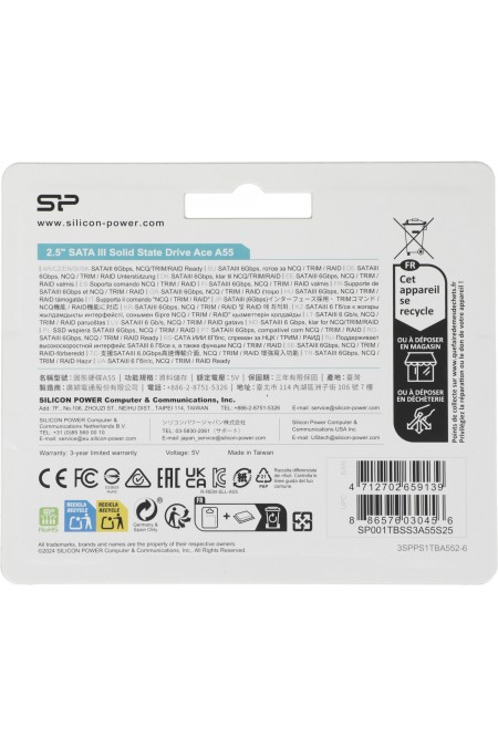 Внутренний SSD Silicon Power Ace A55 1 ТБ SATA (SP001TBSS3A55S25) 4
