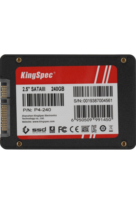 Внутренний SSD KingSpec 240 ГБ SATA (P4-240) 4