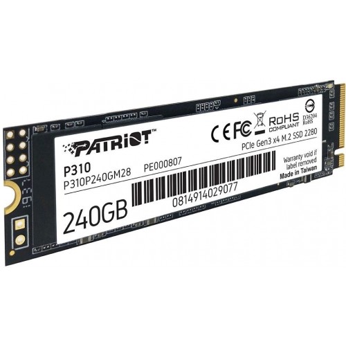 Внутренний SSD Patriot Memory P310 240 ГБ M.2 2280 (P310P240GM28) 3
