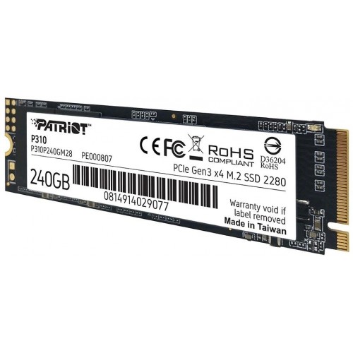 Внутренний SSD Patriot Memory P310 240 ГБ M.2 2280 (P310P240GM28) 4