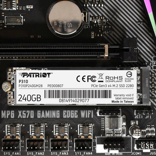 Внутренний SSD Patriot Memory P310 240 ГБ M.2 2280 (P310P240GM28) 5