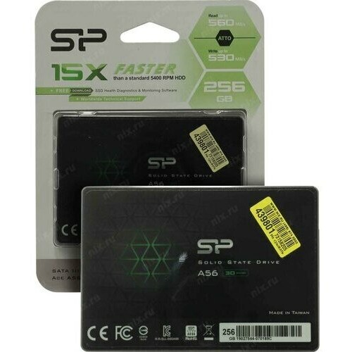 Внутренний SSD Silicon Power 256 ГБ SATA (SP256GBSS3A56B25RM) 5