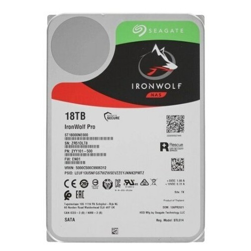 Внутренний HDD Seagate 18 ТБ (ST18000NE000) 4
