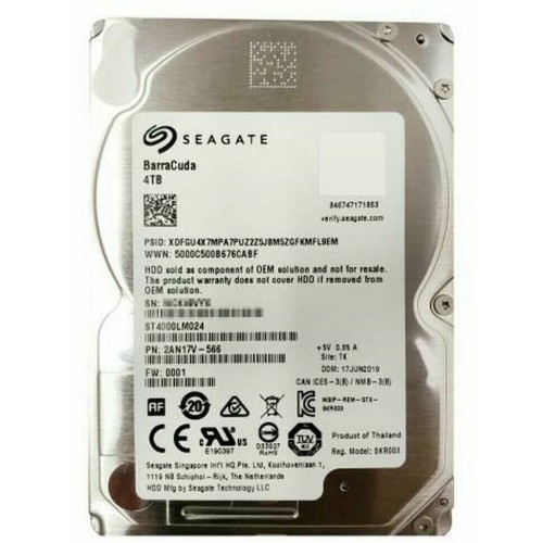 Внутренний HDD Seagate Barracuda 4 ТБ (ST4000LM024) 7