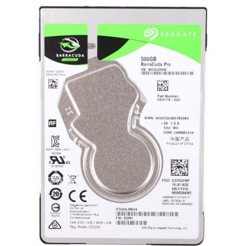 Внутренний HDD Seagate Barracuda Pro 7200rpm 500 ГБ SATA (ST500LM034) 1