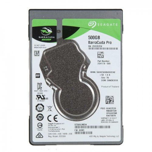 Внутренний HDD Seagate Barracuda Pro 7200rpm 500 ГБ SATA (ST500LM034) 3