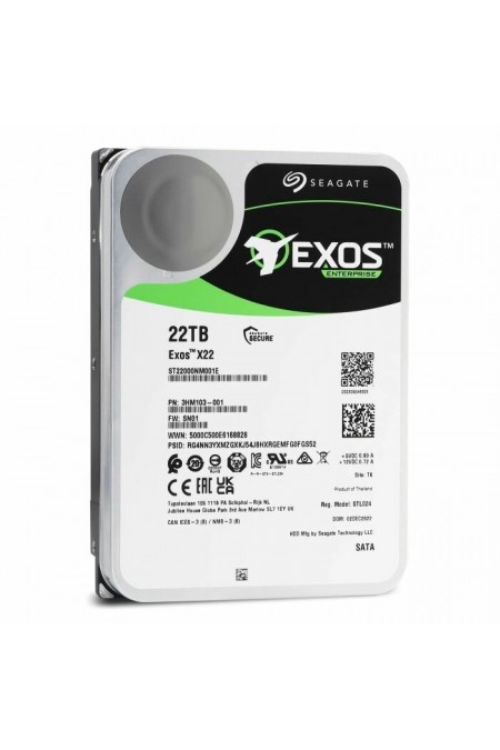 Внутренний HDD Seagate Enterprise Capacity Exos X22 22 ТБ (ST22000NM001E) 1