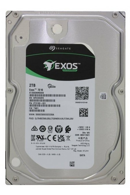 Внутренний HDD Seagate Exos 7E10 2 ТБ (ST2000NM000B) 1