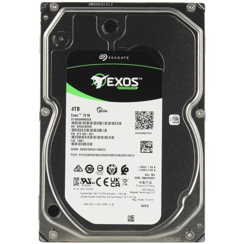 Внутренний HDD Seagate Exos 7E10 4 ТБ (ST4000NM000B) 