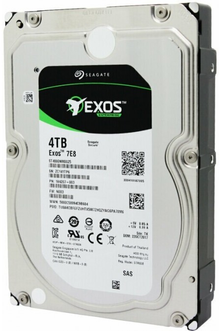 Внутренний HDD Seagate Exos 7E8 4 ТБ (ST4000NM000A) 