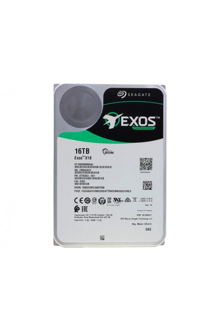 Внутренний HDD Seagate Exos X18 16 ТБ (ST16000NM004J) 1