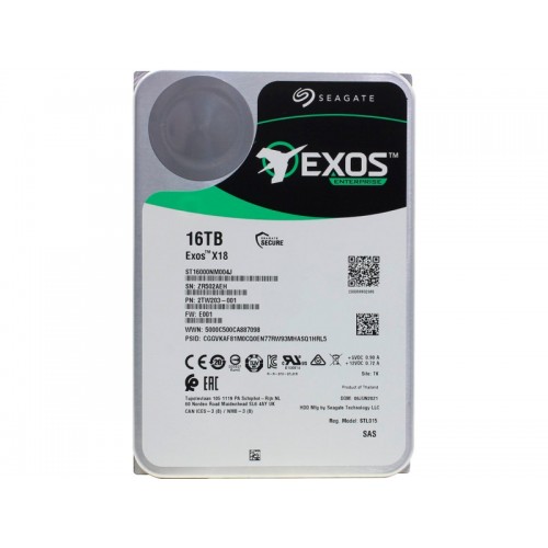 Внутренний HDD Seagate Exos X18 16 ТБ (ST16000NM004J) 5