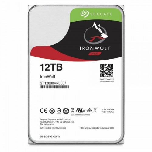 Внутренний HDD Seagate IronWolf 12 ТБ SATA III (ST12000VN0007) 6