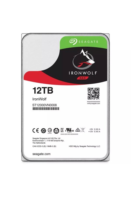 Внутренний HDD Seagate IronWolf 12 ТБ (ST12000VN0008) 