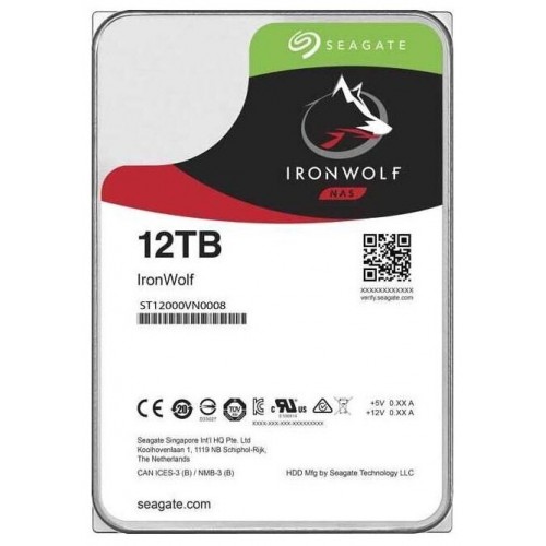 Внутренний HDD Seagate IronWolf 12 ТБ (ST12000VN0008) 