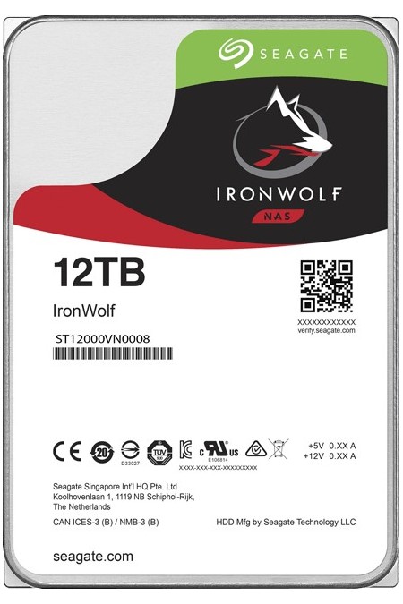 Внутренний HDD Seagate IronWolf 12 ТБ (ST12000VN0008) 3