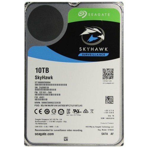 Внутренний HDD Seagate SkyHawk 10 ТБ (ST10000VX0004) 