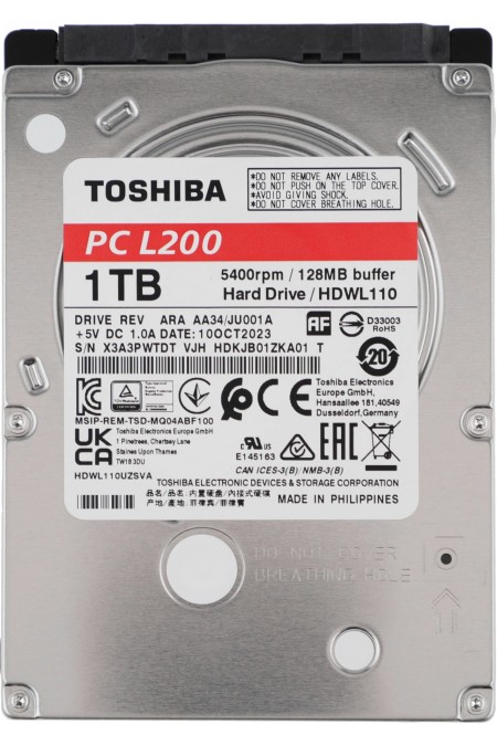 Внутренний HDD Toshiba 1 ТБ (HDWL110UZSVA) 