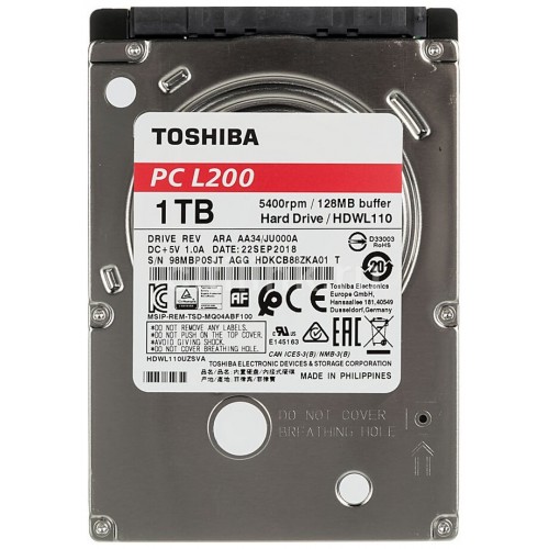Внутренний HDD Toshiba 1 ТБ (HDWL110UZSVA) 