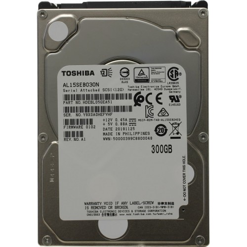 Внутренний HDD Toshiba 300 ГБ (AL15SEB030N) 9