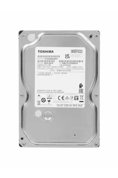 Внутренний HDD Toshiba DT02-V Series Surveillance 2 ТБ (DT02ABA200V) 
