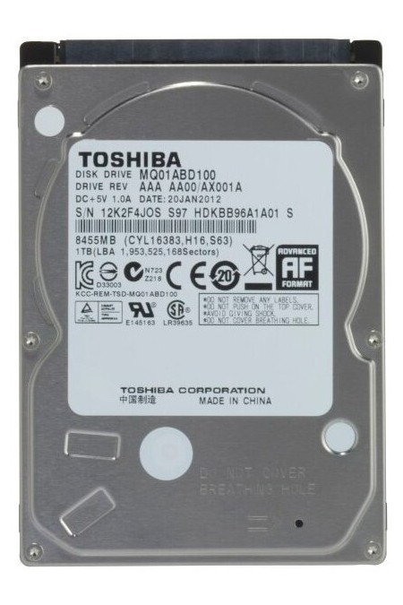 Внутренний HDD Toshiba MQ01 1 ТБ (MQ01ABD100) 1