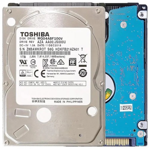 Внутренний HDD Toshiba MQ04-V 1 ТБ SATA-III (MQ04ABF100V) 
