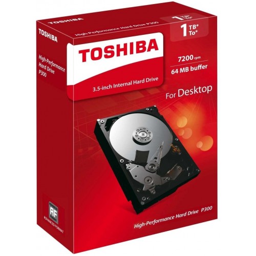 Внутренний HDD Toshiba P300 1 ТБ (HDWD110UZSVA) 6