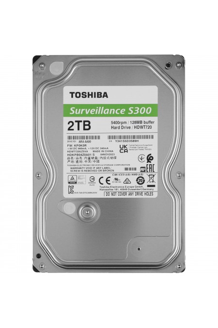 Внутренний HDD Toshiba S300 Surveillance 2 ТБ (HDWT720UZSVA) 1