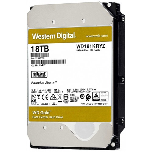 Внутренний HDD Western Digital Gold 18 ТБ (WD181KRYZ) 