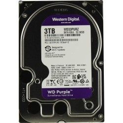 Внутренний HDD Western Digital Purple 3 ТБ (WD33PURZ)