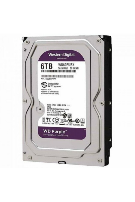 Внутренний HDD Western Digital Purple 6 ТБ (WD62PURX) 1