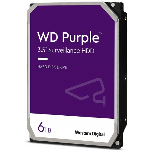 Внутренний HDD Western Digital Purple 6 ТБ (WD62PURZ) 