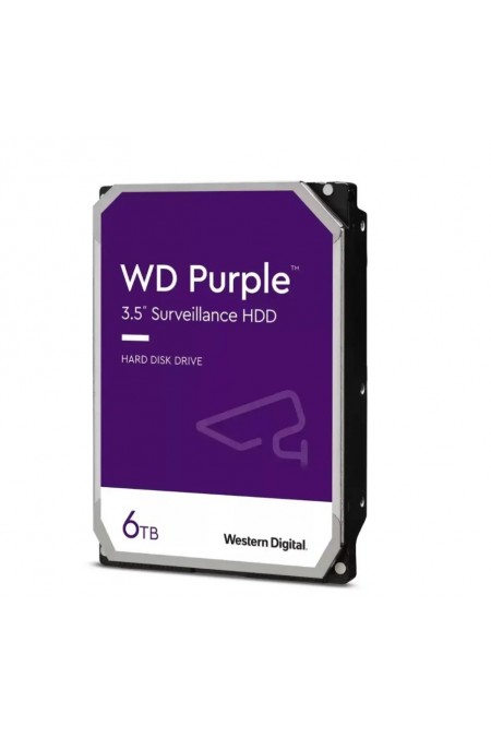 Внутренний HDD Western Digital Purple 6 ТБ (WD64PURZ) 