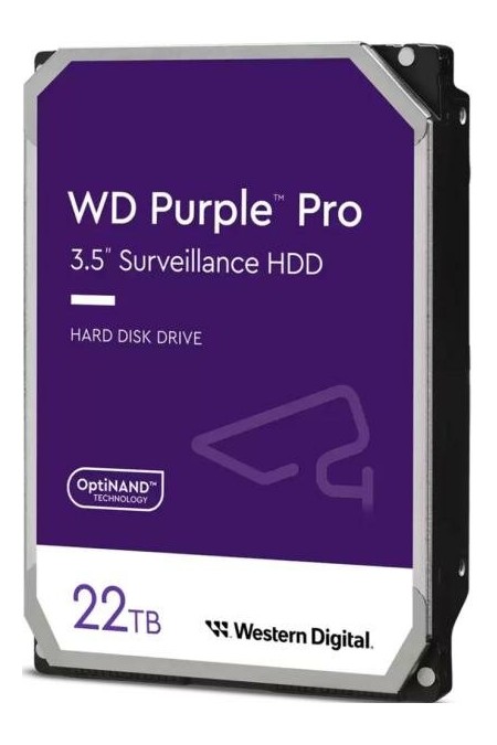 Внутренний HDD Western Digital Purple PRO 7200 RPM 22 ТБ (WD221PURP) 