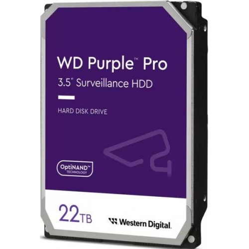 Внутренний HDD Western Digital Purple PRO 7200 RPM 22 ТБ (WD221PURP) 