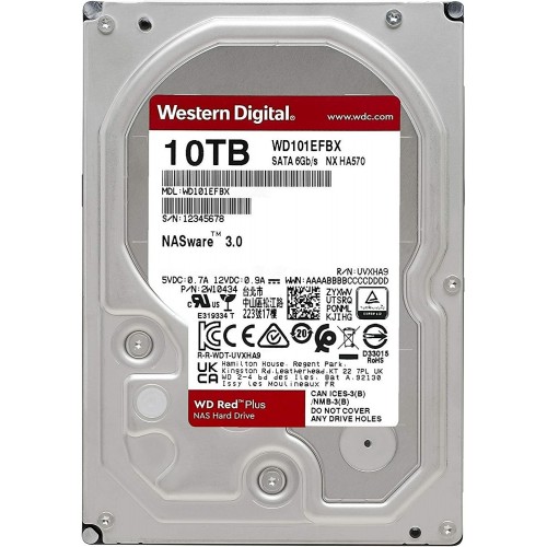 Внутренний HDD Western Digital Red Plus 10 ТБ (WD101EFBX) 6