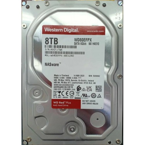Внутренний HDD Western Digital Red Plus 8 ТБ SATA-III (WD80EFPX) 4
